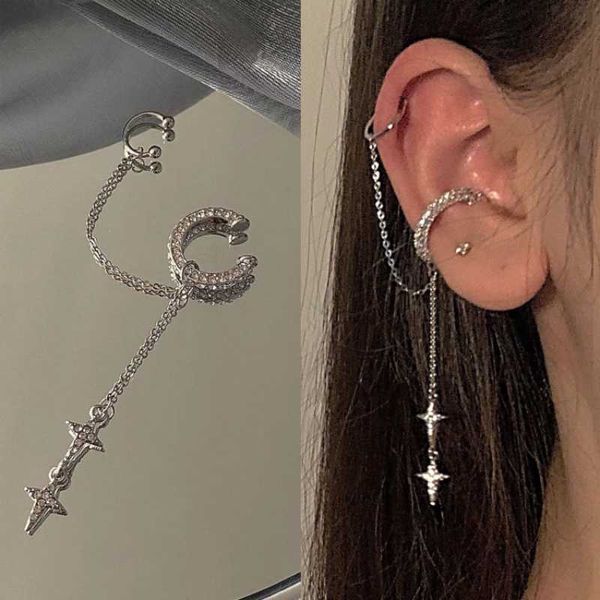 shiny silver color crystal tassel non-piercing cuff ear clip earring for women rhinestone star fake cartilage piercing jewelry
shiny silver color crystal tassel non-piercing cuff ear clip earring for women rhinestone star fake cartilage piercing jewelry