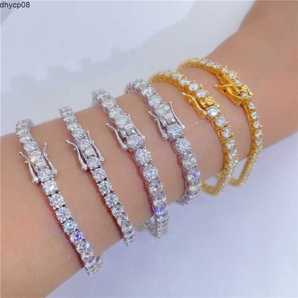 designer jewelry 3mm 4mm 5mm 6mm iced out moissanite 10k solid gold hip hop jewelry luxury vvs diamond tennis chain, Silver
designer jewelry 3mm 4mm 5mm 6mm iced out moissanite 10k solid gold hip hop jewelry luxury vvs diamond tennis chain, Silver