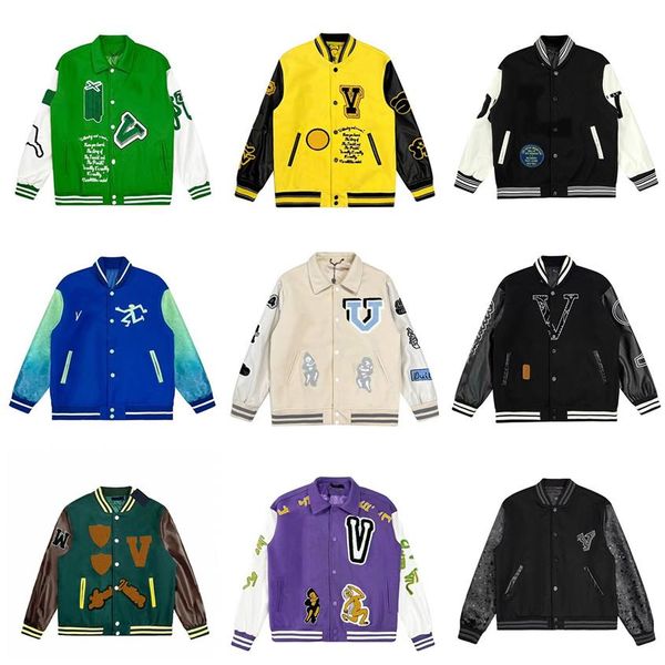 autumn mens jackets baseball varsity jacket letter stitching embroidery autumn winter outdoor men loose causal outwear coats280p, Black;brown
autumn mens jackets baseball varsity jacket letter stitching embroidery autumn winter outdoor men loose causal outwear coats280p, Black;brown