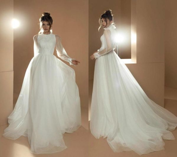 beach a line wedding dresses 2020 high neck lace appliques romantic bridal gowns long sleeve bohemian wedding vestido de noiva4113250, White
beach a line wedding dresses 2020 high neck lace appliques romantic bridal gowns long sleeve bohemian wedding vestido de noiva4113250, White