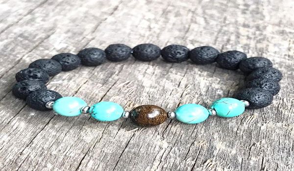mg0931 genuine hubei turquoise energy bracelet lava stone stretch bracelet trendy meditation yoga jewelry4100168, Black
mg0931 genuine hubei turquoise energy bracelet lava stone stretch bracelet trendy meditation yoga jewelry4100168, Black