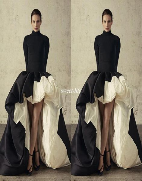 african highlow long sleeves evening dress high neck black and ivory prom dresses ruffles taffeta formal party gowns ball gown9104479, Black;red
african highlow long sleeves evening dress high neck black and ivory prom dresses ruffles taffeta formal party gowns ball gown9104479, Black;red