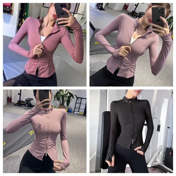 yoga coat online celebrity elastic tight-fitting sports coat quick-drying stand-up collar zipper jacket fitness clothes women, White;red
yoga coat online celebrity elastic tight-fitting sports coat quick-drying stand-up collar zipper jacket fitness clothes women, White;red