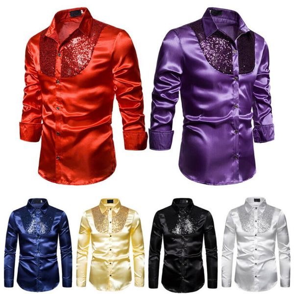 stylish white silk satin shirt men chemise homme 2020 casual long sleeve slim fit mens dress shirts business wedding male shirt289b, White;black
stylish white silk satin shirt men chemise homme 2020 casual long sleeve slim fit mens dress shirts business wedding male shirt289b, White;black
