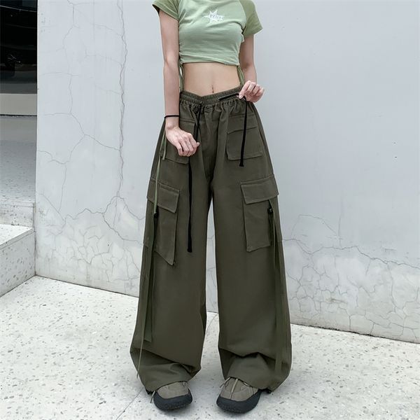 women's pants s deeptown vintage oversized khaki cargo pant japanese streetwear baggy wide leg trousers harajuku fashion female jogging, Black;white
women's pants s deeptown vintage oversized khaki cargo pant japanese streetwear baggy wide leg trousers harajuku fashion female jogging, Black;white
