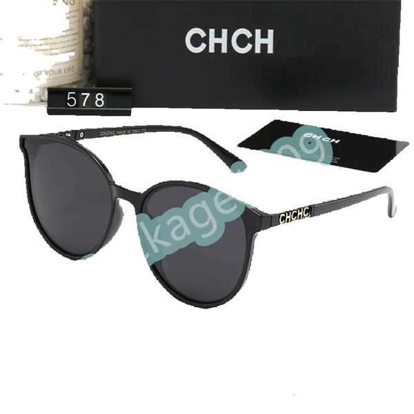 578 designer sunglasses fashion sunglasses for women letter mirror leg inlaid with diamond beach shading uv protection polarized, White;black