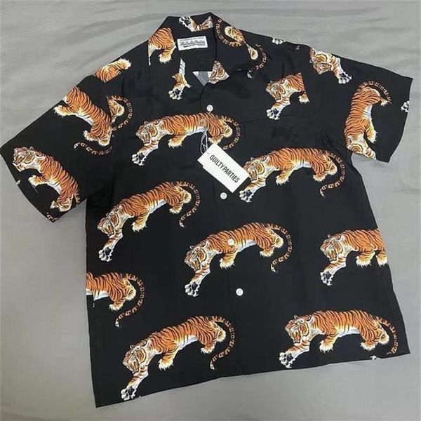men's casual shirts 2021ss tiger pattern printing wacko maria hawaii shirt men women 11 quality t-shirt tees253v, White;black
men's casual shirts 2021ss tiger pattern printing wacko maria hawaii shirt men women 11 quality t-shirt tees253v, White;black