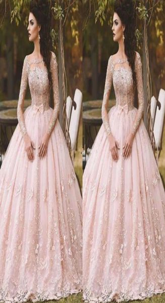 arabic ball gown pink quinceanera dresses boat neck long sleeve lace sheer neck 2019 vintage sweet 16 girls debutantes prom gown c2391197, Blue;red
arabic ball gown pink quinceanera dresses boat neck long sleeve lace sheer neck 2019 vintage sweet 16 girls debutantes prom gown c2391197, Blue;red