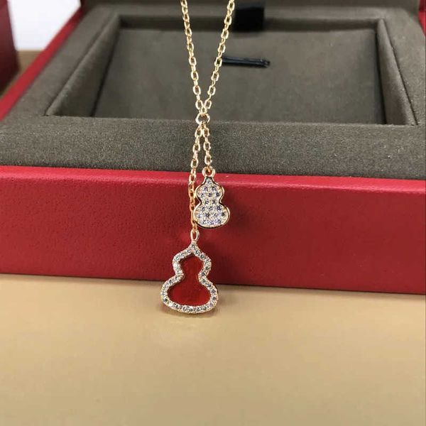 designer jewelry diamond necklace classic titanium steel diamonds bottle gourd pendant 18k gold plated women luck high quality, Silver
designer jewelry diamond necklace classic titanium steel diamonds bottle gourd pendant 18k gold plated women luck high quality, Silver