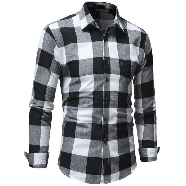 plaid shirt men shirts 2018 new fashion chemise homme mens checkered shirts long sleeve shirt men blouse 3xl v66250u, White;black
plaid shirt men shirts 2018 new fashion chemise homme mens checkered shirts long sleeve shirt men blouse 3xl v66250u, White;black