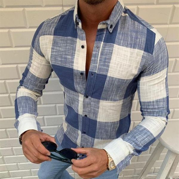 men's casual shirts men plaid shirt camisas social 2021 autumn mens fashion long-sleeved male button down check283j, White;black
men's casual shirts men plaid shirt camisas social 2021 autumn mens fashion long-sleeved male button down check283j, White;black