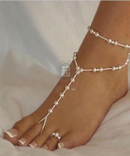 beach wedding bridal bridesmaid foot jewelry barefoot sandals stretch anklet chain with toe ring ps26246222166, Silver
beach wedding bridal bridesmaid foot jewelry barefoot sandals stretch anklet chain with toe ring ps26246222166, Silver
