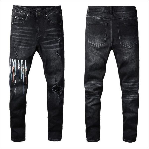 23ss designer jeans mens denim embroidery pants fashion holes trouser us size 28-40 hip hop distressed zipper trousers for male 20250h, Blue
23ss designer jeans mens denim embroidery pants fashion holes trouser us size 28-40 hip hop distressed zipper trousers for male 20250h, Blue
