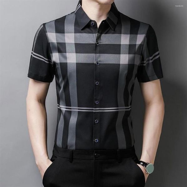 men's casual shirts trendy men shirt thin gentle style buttons cardigan lapel business246w, White;black
men's casual shirts trendy men shirt thin gentle style buttons cardigan lapel business246w, White;black