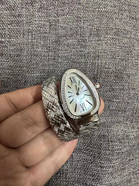 the new women's watch features quartz movement with a snake shaped crown embedded with an egg shaped serpentiseduttoll snake watches go, Slivery;brown
the new women's watch features quartz movement with a snake shaped crown embedded with an egg shaped serpentiseduttoll snake watches go, Slivery;brown