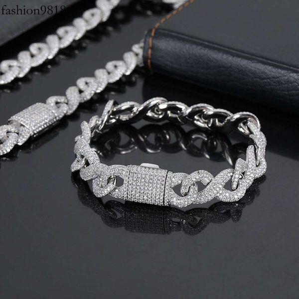2023 fine jewelry necklace bracelet vvs moissanite diamond hip hop cuban link chain sier cuban chain, Silver
2023 fine jewelry necklace bracelet vvs moissanite diamond hip hop cuban link chain sier cuban chain, Silver
