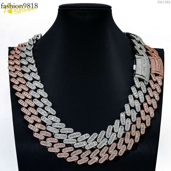 hip hop jewelry 12mm 13mm15mm vvs moissanite baguette diamond miami sier men necklace moissanite cuban link chain, Silver
hip hop jewelry 12mm 13mm15mm vvs moissanite baguette diamond miami sier men necklace moissanite cuban link chain, Silver