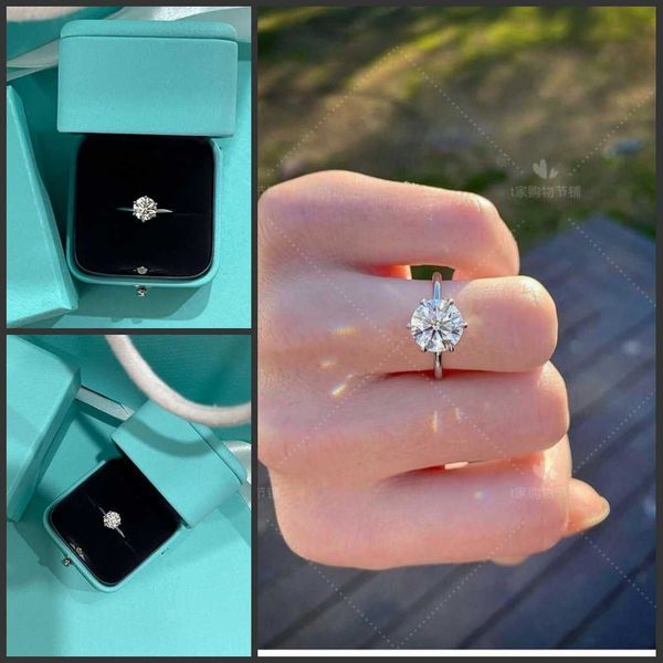 high-end small family color classic six claw female student pt950 engagement proposal ring qixi gift, Golden;silver
high-end small family color classic six claw female student pt950 engagement proposal ring qixi gift, Golden;silver