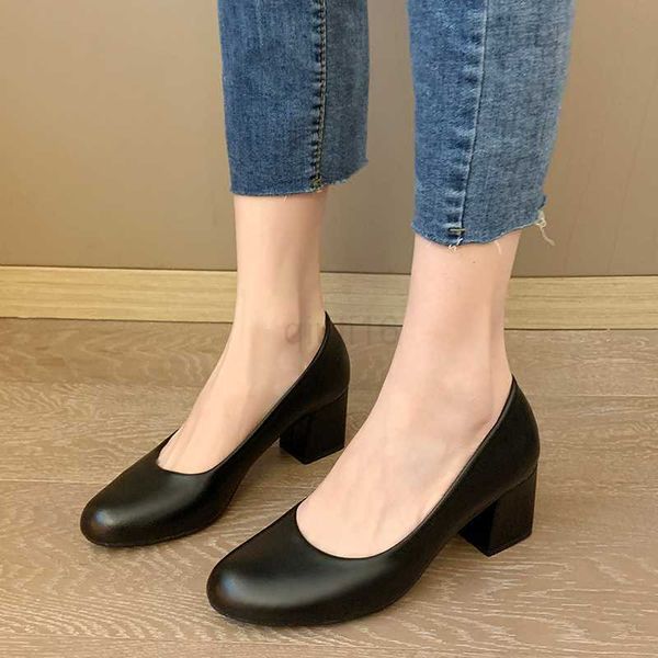 dress shoes new soft leather pumps women basic spring square high heels office career comfortable shoes plus size 43 44 45 for lady s0001, Black
dress shoes new soft leather pumps women basic spring square high heels office career comfortable shoes plus size 43 44 45 for lady s0001, Black