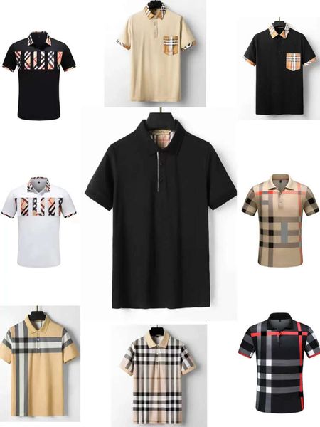 designer men's polo shirt threaded lapel short sleeve casual brand embroidery pure cotton brand pure cotton high street business, White;black
designer men's polo shirt threaded lapel short sleeve casual brand embroidery pure cotton brand pure cotton high street business, White;black
