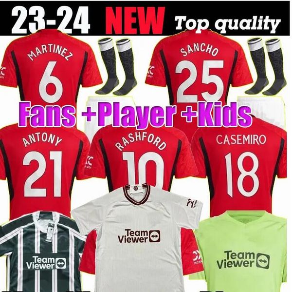 23 24 sancho mount soccer jerseys b. fernandes rashford football shirt 2023 men kids kit eriksen antony casemiro lancashire rose onana playe, Black;yellow
23 24 sancho mount soccer jerseys b. fernandes rashford football shirt 2023 men kids kit eriksen antony casemiro lancashire rose onana playe, Black;yellow