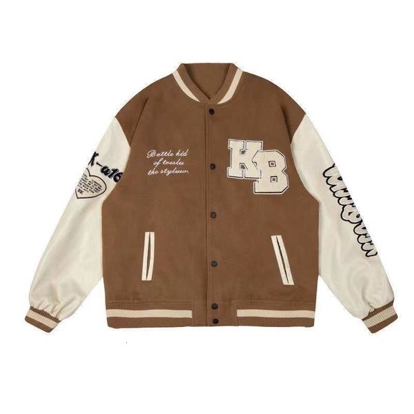men's jackets american bomber jacket women men high street coats pu leather long sleeve baseball uniform hip hop spring autumn couple c, Black;brown
men's jackets american bomber jacket women men high street coats pu leather long sleeve baseball uniform hip hop spring autumn couple c, Black;brown
