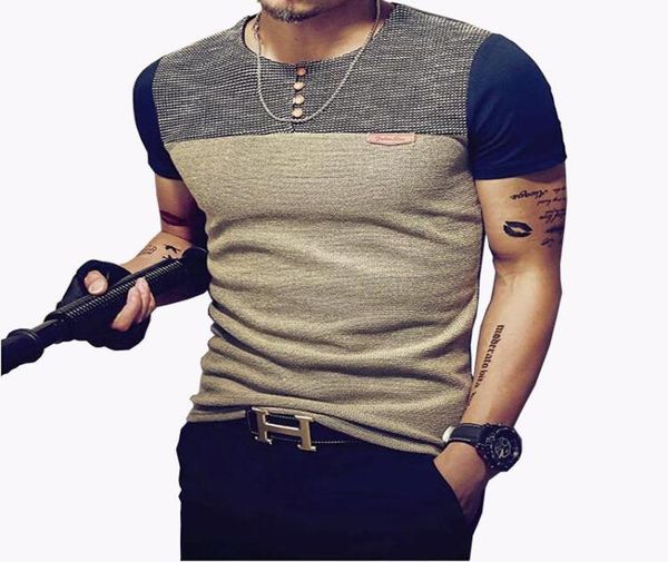 summer fashion men039s t shirt casual patchwork short sleeve clothing trend slim fit hiphop tees 5xl tshirts2504693, White;black
summer fashion men039s t shirt casual patchwork short sleeve clothing trend slim fit hiphop tees 5xl tshirts2504693, White;black