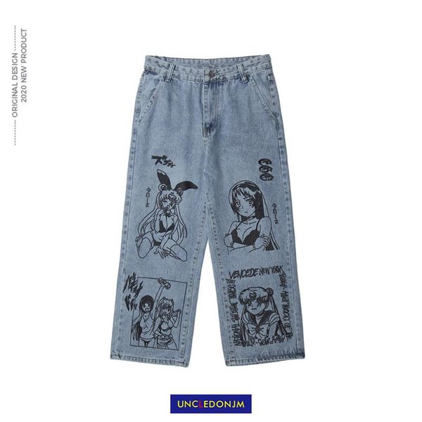 uncledonjm cartoon printed jeans men's bf harajuku fashion brand street casual fashion graffiti loose blue jeans n11632575
uncledonjm cartoon printed jeans men's bf harajuku fashion brand street casual fashion graffiti loose blue jeans n11632575
