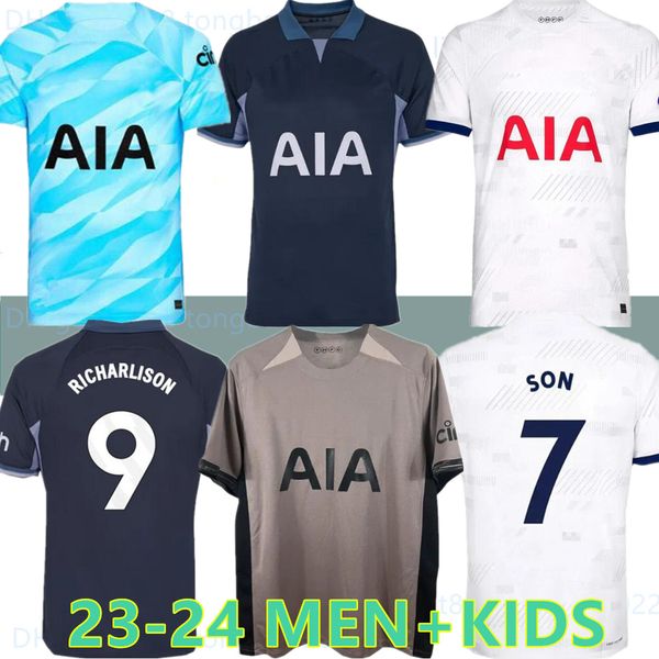 men kids 23 24 son maddison soccer jersey 2023 2024 richarlison football shirt perisic lenglet romero kulusevski bentancur kane vicario play, White;black
men kids 23 24 son maddison soccer jersey 2023 2024 richarlison football shirt perisic lenglet romero kulusevski bentancur kane vicario play, White;black