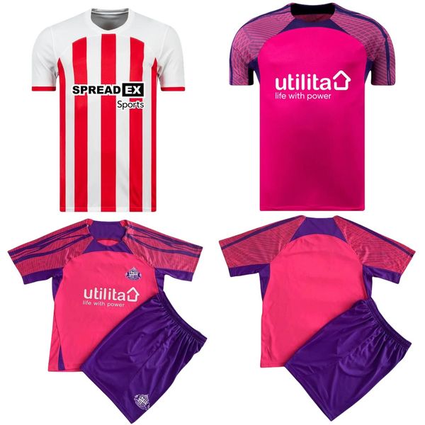 23 24 sunderland home soccer jerseys stewart simms roberts amad clarke dajaku embleton evans o'nien football shirt pritchard mens kids, Black;yellow
23 24 sunderland home soccer jerseys stewart simms roberts amad clarke dajaku embleton evans o'nien football shirt pritchard mens kids, Black;yellow
