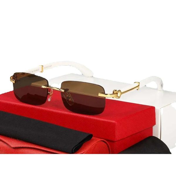 sunglasses man carti glasses designer sunglasses women fashion frameless rectangle coating buffalo horn sunglass wooden mens eyewear, White;black
sunglasses man carti glasses designer sunglasses women fashion frameless rectangle coating buffalo horn sunglass wooden mens eyewear, White;black