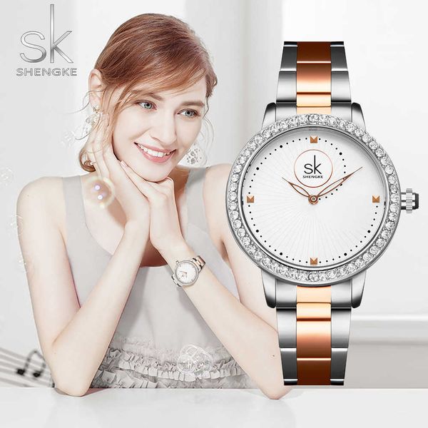 shengke rose gold relogio feminino japanese quartz watch for women crystal luxury black women's watch with 6 months warranty, Slivery;golden
shengke rose gold relogio feminino japanese quartz watch for women crystal luxury black women's watch with 6 months warranty, Slivery;golden