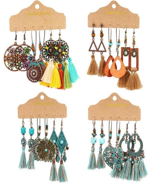 3pairset bohemia national tassel flower dangle earrings ancient bronze hollow water drop charm ear rings hoop for women fashion j8400643, Silver
3pairset bohemia national tassel flower dangle earrings ancient bronze hollow water drop charm ear rings hoop for women fashion j8400643, Silver
