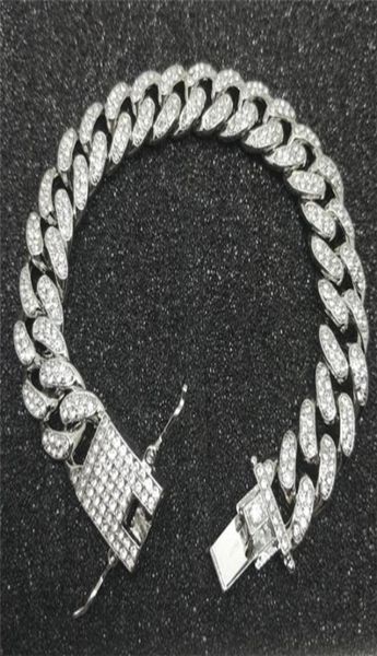 mens luxury iced out diamond fashion bracelets bangles gold cuban link chain miami bracelet hip hop jewelry 8556374, Black
mens luxury iced out diamond fashion bracelets bangles gold cuban link chain miami bracelet hip hop jewelry 8556374, Black