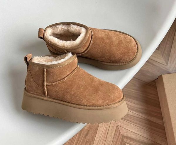 women winter ultra mini boot designer australian platform boots for men real leather warm ankle uggity fur booties luxurious shoe eu44 hla19, Black
women winter ultra mini boot designer australian platform boots for men real leather warm ankle uggity fur booties luxurious shoe eu44 hla19, Black