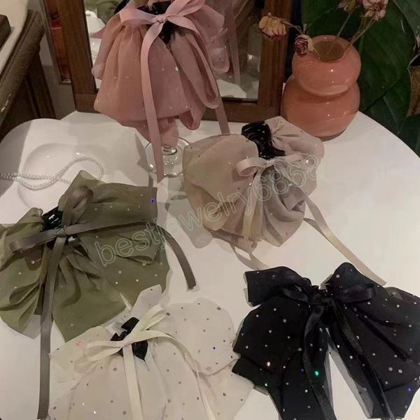 sequin long ribbon ponytail clip for girls big bowknot hair clips sweet headwear half tied hair claws fairy hair accessories, Slivery;golden
sequin long ribbon ponytail clip for girls big bowknot hair clips sweet headwear half tied hair claws fairy hair accessories, Slivery;golden