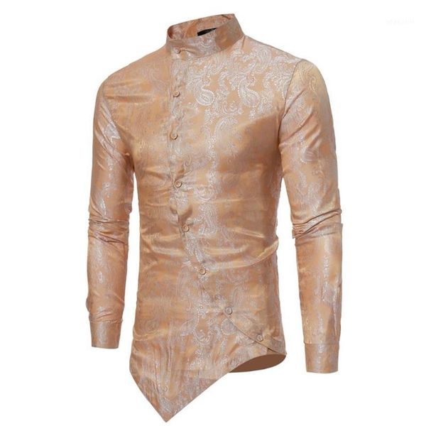 men's dress shirts arrival tilted shirt fitness men cool blouse party beach punk rock 2021 fashion wedding tuxedo casual 282q, White;black
men's dress shirts arrival tilted shirt fitness men cool blouse party beach punk rock 2021 fashion wedding tuxedo casual 282q, White;black