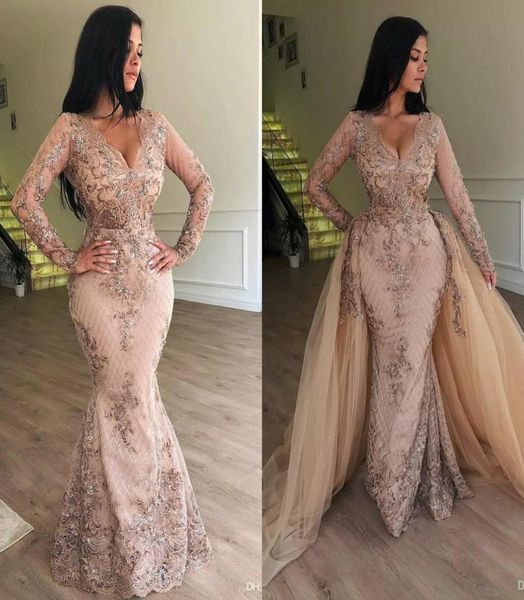 sparkly mermaid 2019 lace evening dresses long sleeve v neck lace prom dress with detachable train formal party gowns3347227, Black;red
sparkly mermaid 2019 lace evening dresses long sleeve v neck lace prom dress with detachable train formal party gowns3347227, Black;red