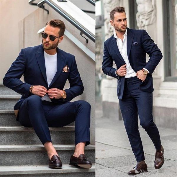 navy blue casual wedding mens suits slim fit bridegroom tuxedos for men 2 pieces groomsmen suit formal business jacket pant261c, White;black
navy blue casual wedding mens suits slim fit bridegroom tuxedos for men 2 pieces groomsmen suit formal business jacket pant261c, White;black