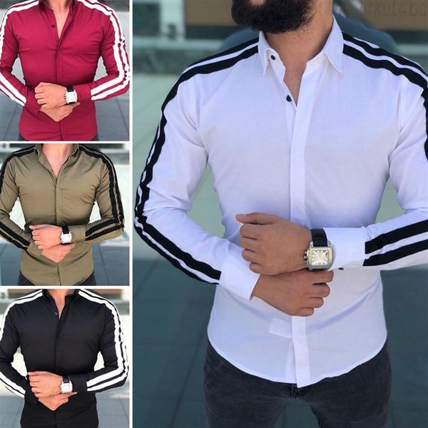 januarysnow plain men formal shirts business dress wedding long sleeve slim fit patchwork 270o, White;black
januarysnow plain men formal shirts business dress wedding long sleeve slim fit patchwork 270o, White;black