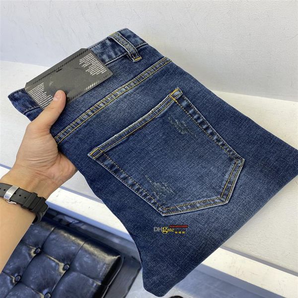 new designer jeans for fall and winter are stylish comfortable slightly elastic slim fit luxurious ens handsome jeans221n, Blue
new designer jeans for fall and winter are stylish comfortable slightly elastic slim fit luxurious ens handsome jeans221n, Blue