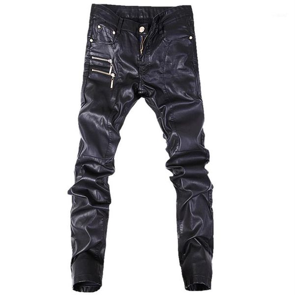 new fashion men leather pants skinny motorcycle straight jeans casual trousers size 28-36 a1031267x, Blue
new fashion men leather pants skinny motorcycle straight jeans casual trousers size 28-36 a1031267x, Blue