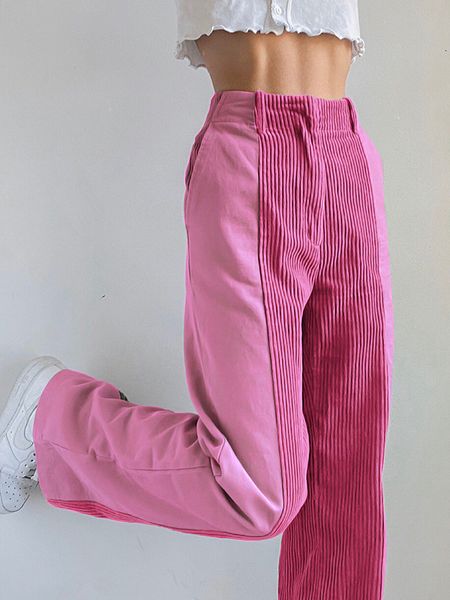 women's pants s corduroy jogger autumn 2023 vintage wide leg pink high waist trousers contrast casual pantalona 230811, Black;white
women's pants s corduroy jogger autumn 2023 vintage wide leg pink high waist trousers contrast casual pantalona 230811, Black;white