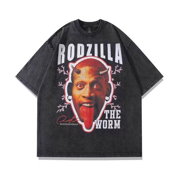 t shirt streetwear vintage clothing fashion hip hop loose oversized cotton tees for men, Black;brown
t shirt streetwear vintage clothing fashion hip hop loose oversized cotton tees for men, Black;brown