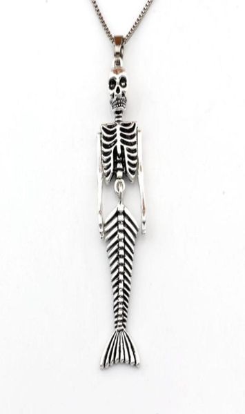20pcs lots mermaid body skull skeleton shaped charms pendant necklaces travel protection pendants necklaces 236inches chains a49168529777, Silver
20pcs lots mermaid body skull skeleton shaped charms pendant necklaces travel protection pendants necklaces 236inches chains a49168529777, Silver