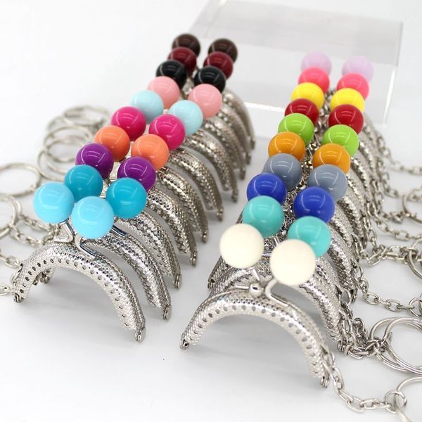 bag parts accessories 10pcs super lovely 5cm silver metal purse frame colorful bead head with keychain frames kiss clasp diy bag accessory s, Black
bag parts accessories 10pcs super lovely 5cm silver metal purse frame colorful bead head with keychain frames kiss clasp diy bag accessory s, Black