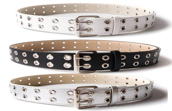 womens fashion double grommet metal buckle leather belt punk adjustable2020390, White
womens fashion double grommet metal buckle leather belt punk adjustable2020390, White