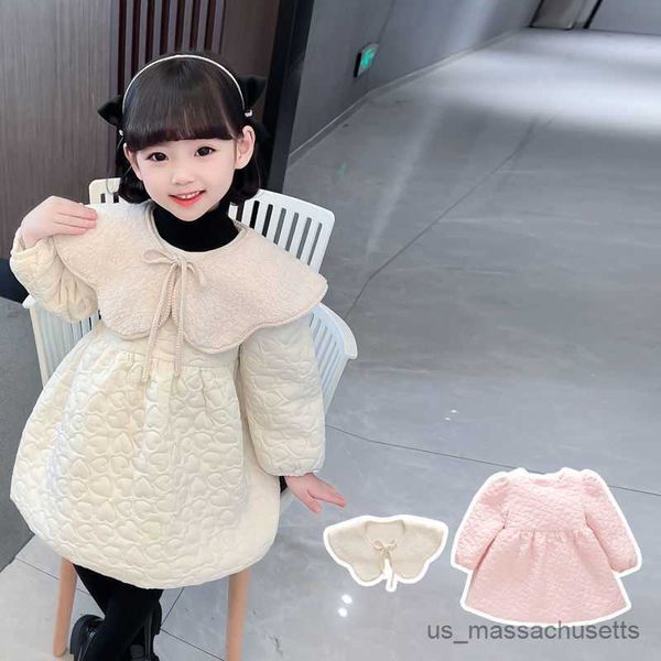 jackets new baby girls winter dress+fake collar cotton padded thick warm princess birthday clothes children overcoats r230812, Blue;gray
jackets new baby girls winter dress+fake collar cotton padded thick warm princess birthday clothes children overcoats r230812, Blue;gray