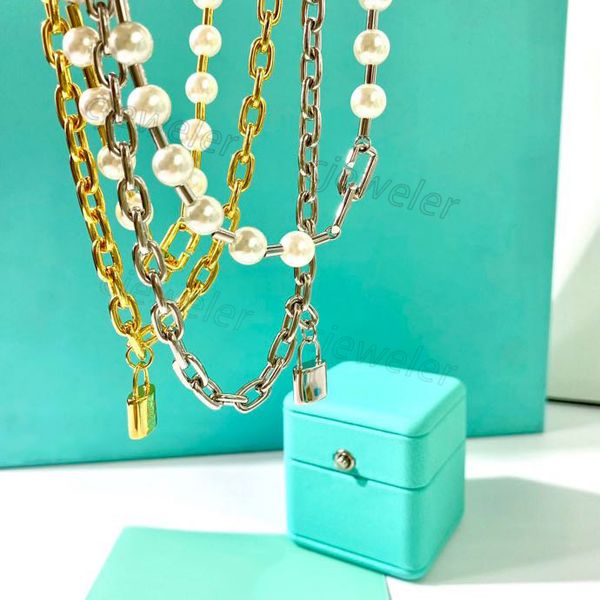 charm bracelets letter t family fashion pearl thick chain multi-layer drop lock head three-loop bracelet s925 silver womens bijoux cjewelers, Golden;silver
charm bracelets letter t family fashion pearl thick chain multi-layer drop lock head three-loop bracelet s925 silver womens bijoux cjewelers, Golden;silver