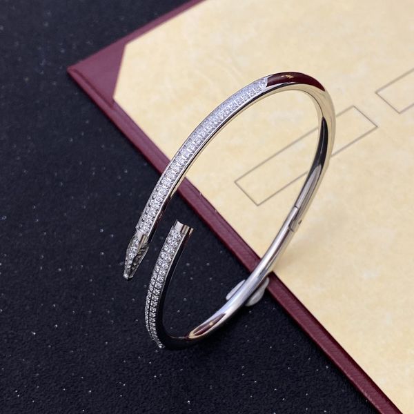 classics designer nail bracelet love gold bangle diamond womens mens designer jewelery cuff stainless steel traditional charm white diamond, Black
classics designer nail bracelet love gold bangle diamond womens mens designer jewelery cuff stainless steel traditional charm white diamond, Black